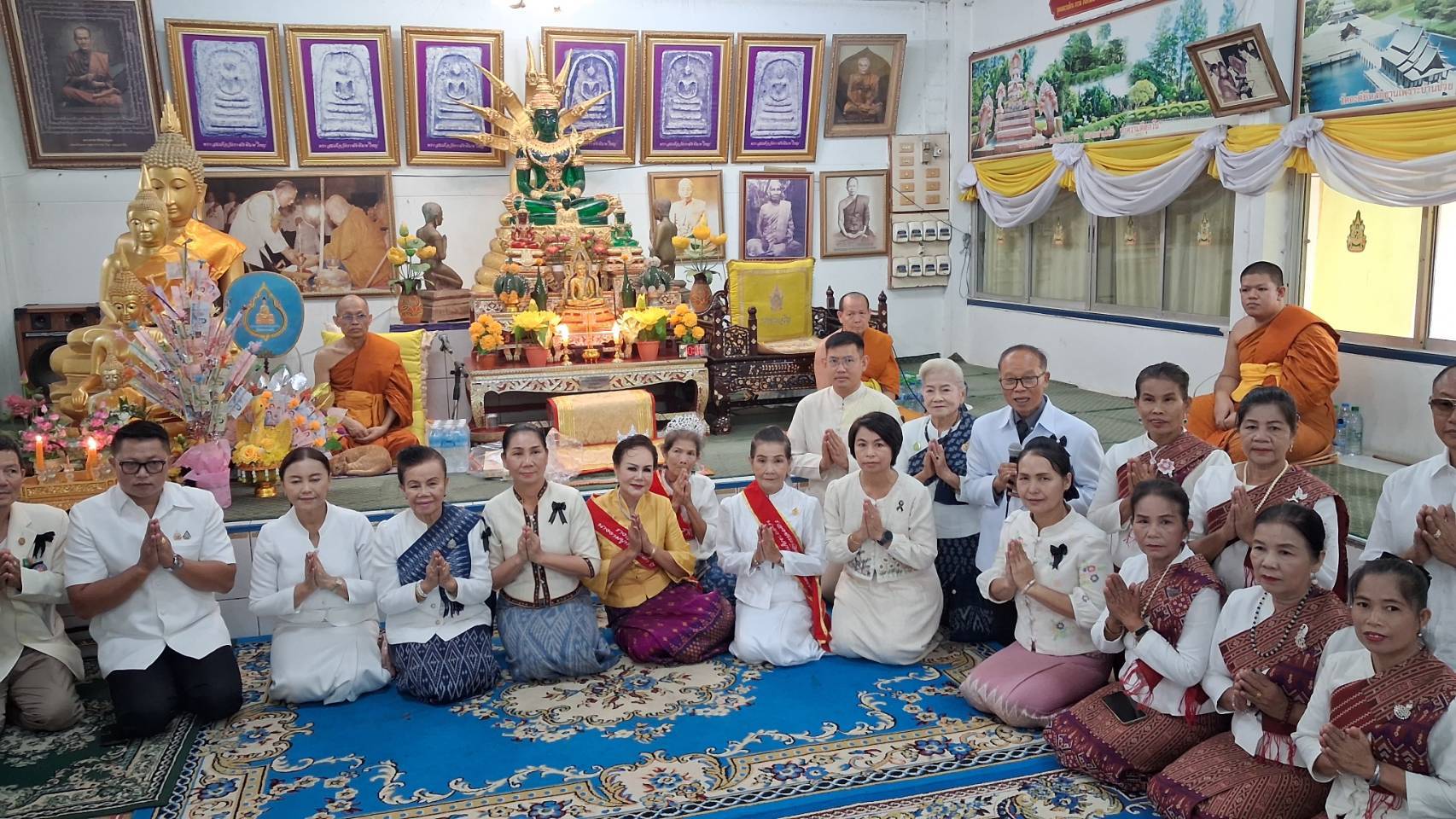 ธรรมะสัญจร สายบุญร่วมสักการะสิ่งศักดิ์สิทธิ์ ทำบุญ 9 วัด ในเขตเทศบาลนครสกลนคร
