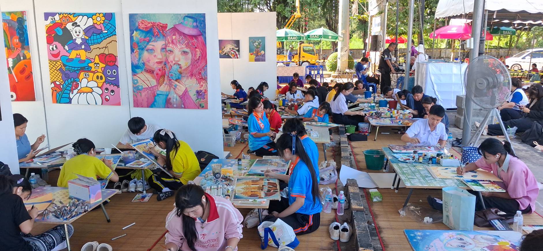 เทศบาลนครสกลนคร จัดประกวดวาดภาพ &ldquo;สกลนครเมืองแห่งความสุข&rdquo; ส่งเสริมเยาวชนแสดงพลังสร้างสรรค์ ในงานประเพณีแห่ปราสาทผึ้ง ประจำปี 2569